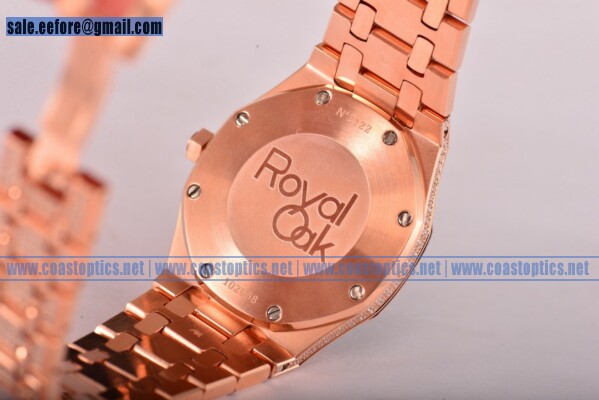 Best Replica Audemars Piguet Royal Oak Watch Rose Gold 15202OR.OO.1240OR.01D (EF)